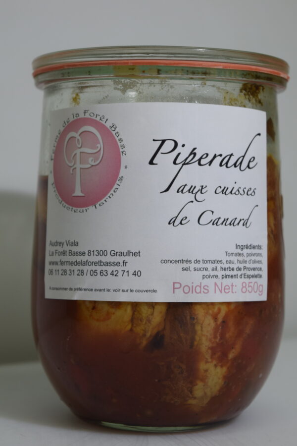 Piperade de canard 850g