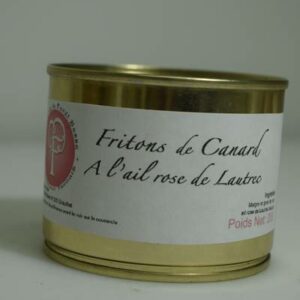 Fritons de canard à l'ail rose de Lautrec 200g