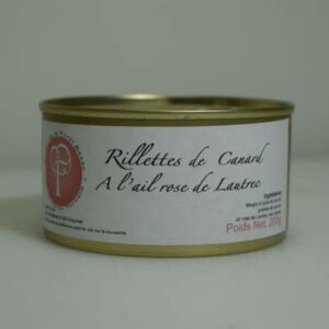 Rillettes de canard à l'ail rose de Lautrec 200g