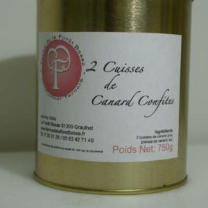 2 cuisses confites 750g