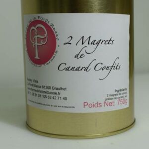 2 magrets confits 750g